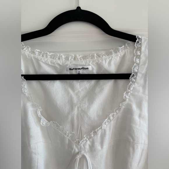 Reformation Linen Brenda Top - Picture 3 of 4